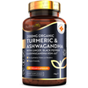 Organic Turmeric 2100mg & Ashwagandha KSM-66 ® with Ginger & Black Pepper