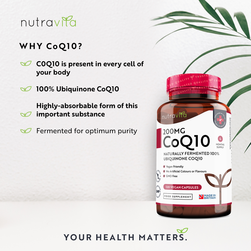 Co Enzyme Q10 (CoQ10) - Vegan Capsules