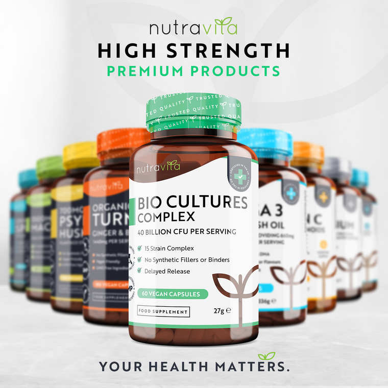 40 Billion CFU 15 Strain Bio Complex Cultures for Digestive Health