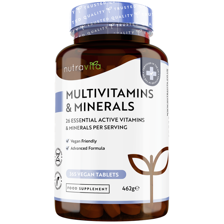 Multivitamins - 26 Essential Ingredients 365 Vegan Tablets