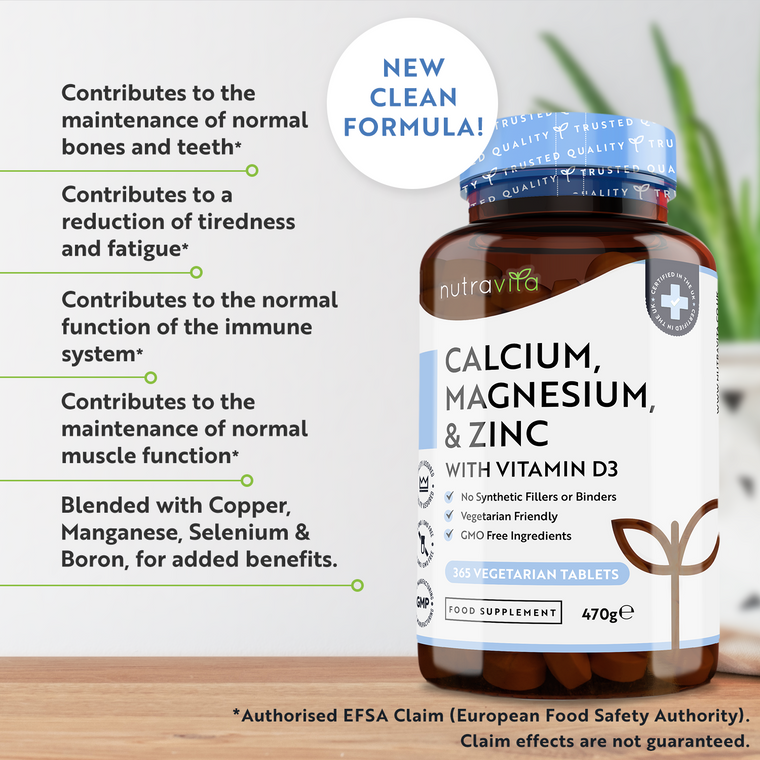 Calcium Magnesium Zinc & Vitamin D3