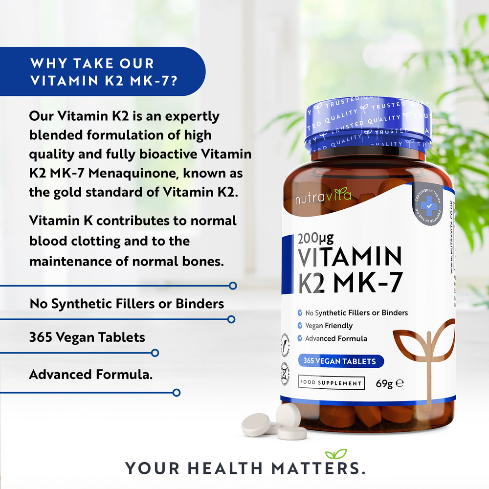 Vitamin K2 MK-7 200mcg