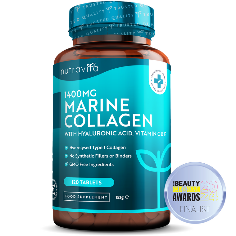 Hydrolysed Marine Collagen with Hyaluronic Acid 1400mg