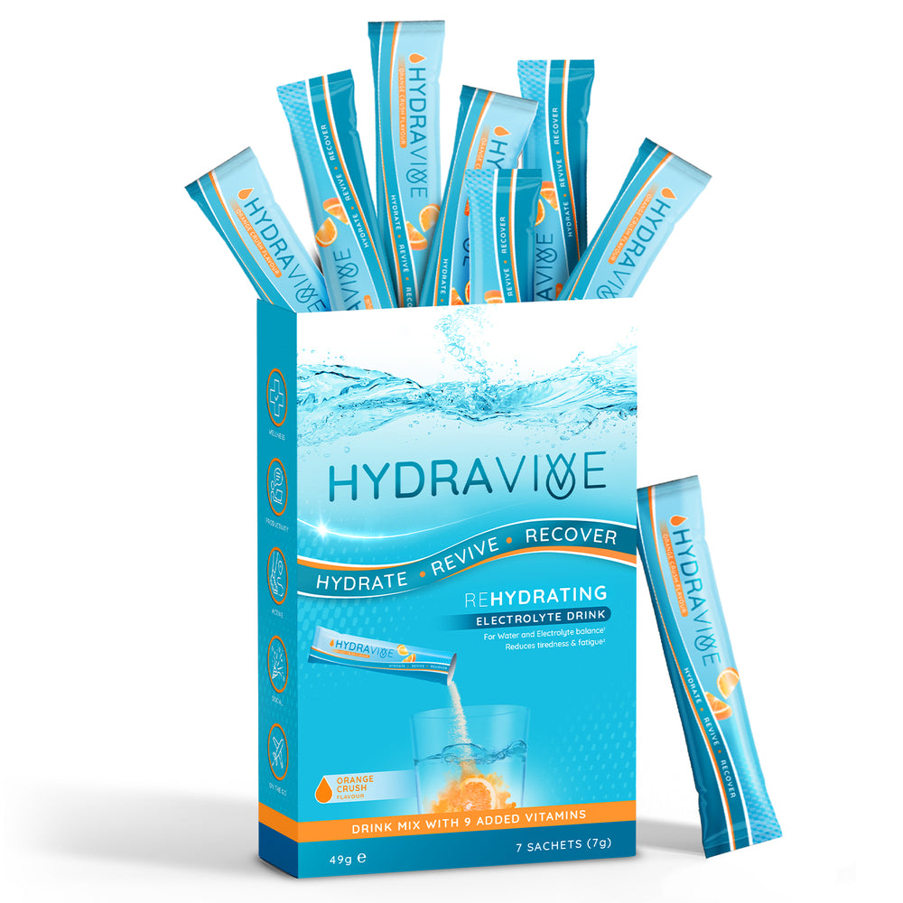 Hydravive Rapid Rehydration Electrolytes Powder - 21 Pack Orange