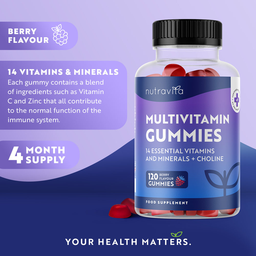 Multivitamin Gummies - 120 Vegan Gummies