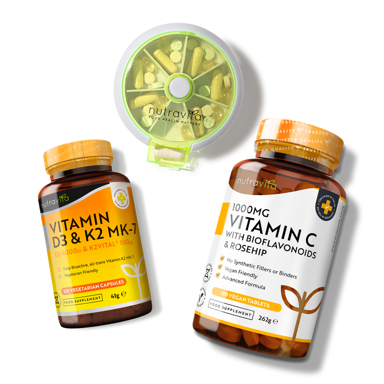 Vitamin D3 & K2 and Vitamin C