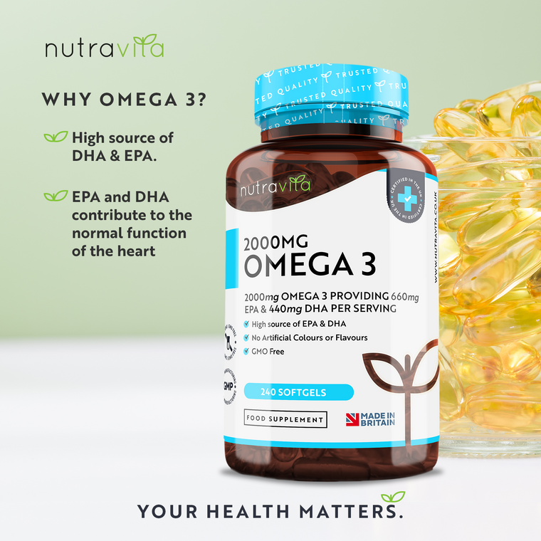 Omega 3 2000mg Pure Fish Oil