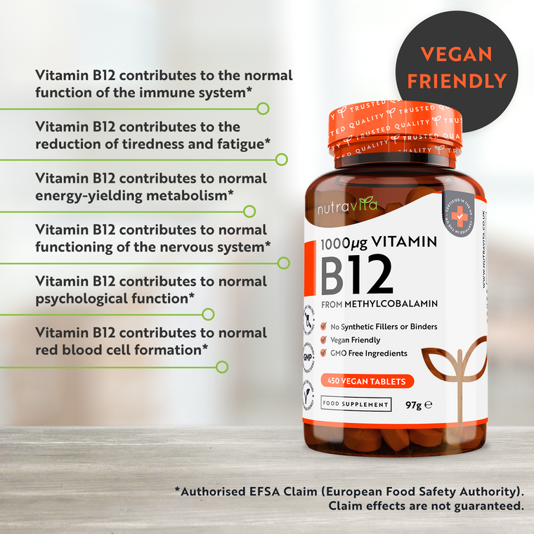 Vitamin B12 - 450 tablets