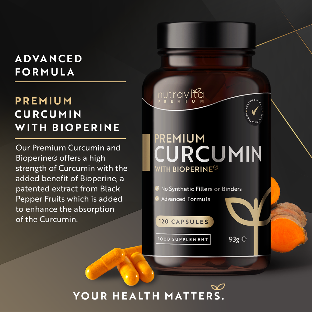 Premium Curcumin 95% Curcuminoids with Bioperine