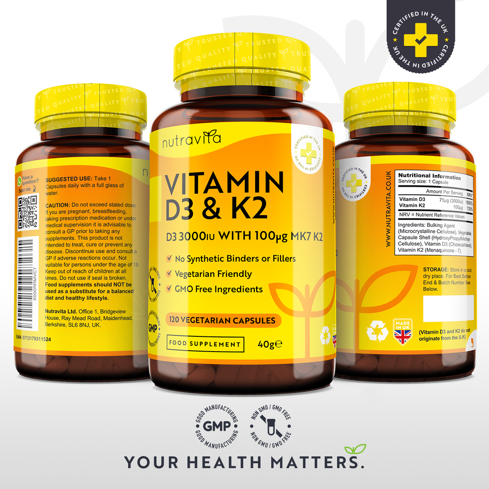 Vitamin D3 with Vitamin K2