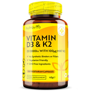 Vitamin D3 - Vitamin D Supplements - 400 Day Supply - Nutravita ...